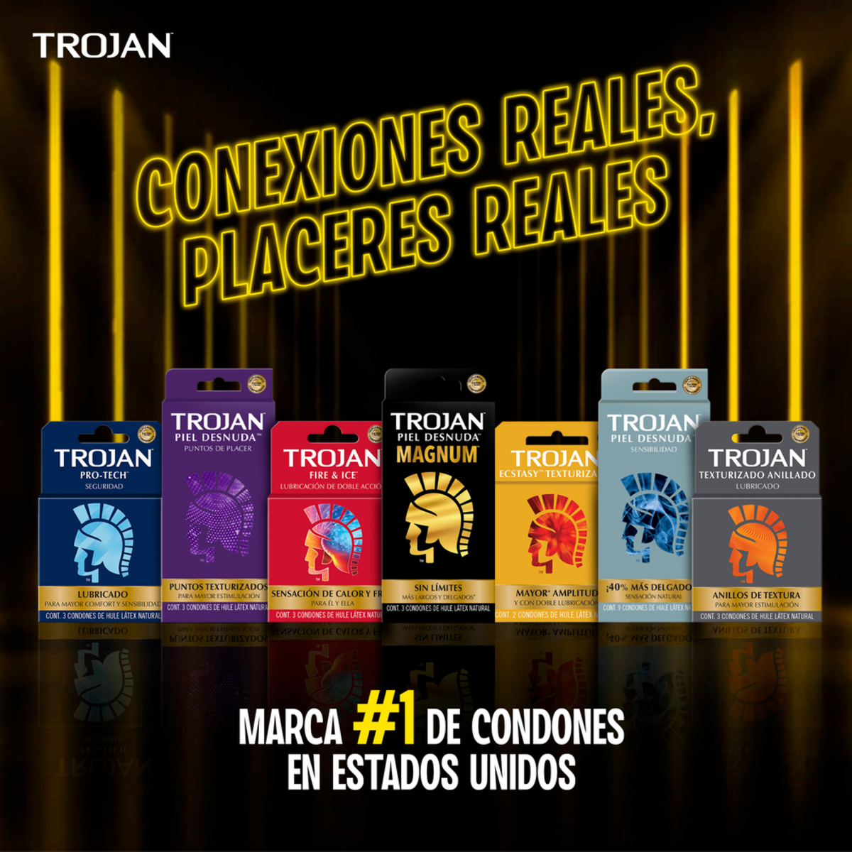 Condones Trojan son tu aliado íntimo