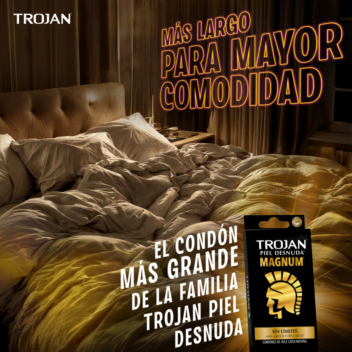 Condones Trojan son tu aliado íntimo